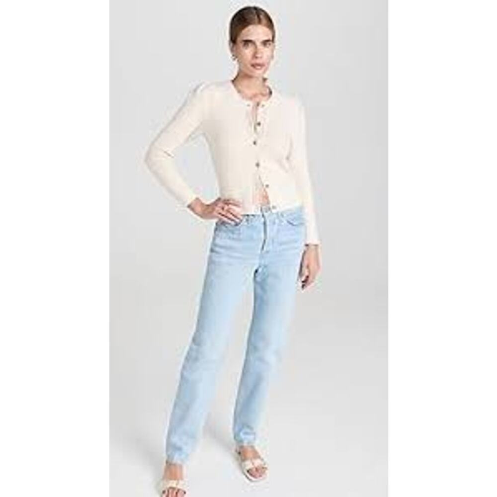 AYR Uptown Girl Cardigan Sweater SUSTAINABLE ORGANIC Cotton Size Medium M - Picture 3 of 10